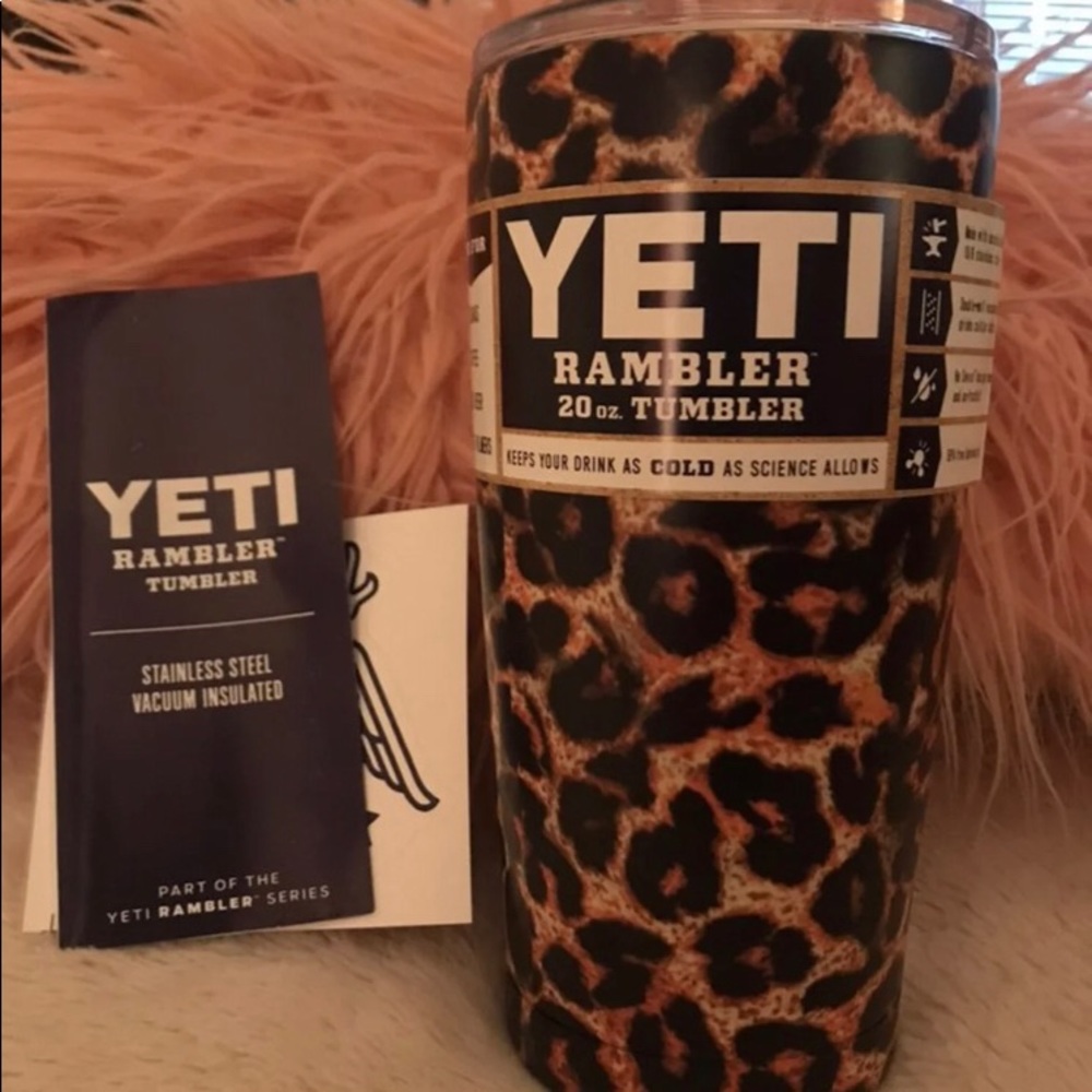 Cheetah 20oz Yeti Tumbler